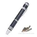 6 in 1 LED Pen Screwdriver Penlight Flashlight